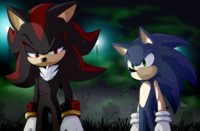 Shadow y Sonic...